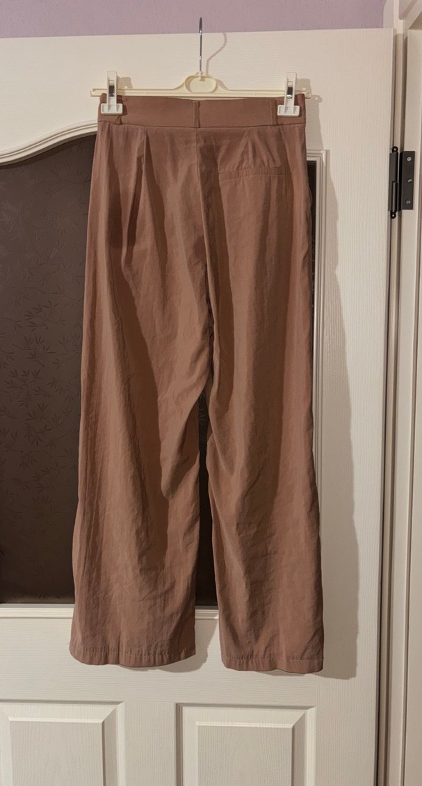 Camel Renkli Rahat Kesim Kadın Pantolon - Görsel 3