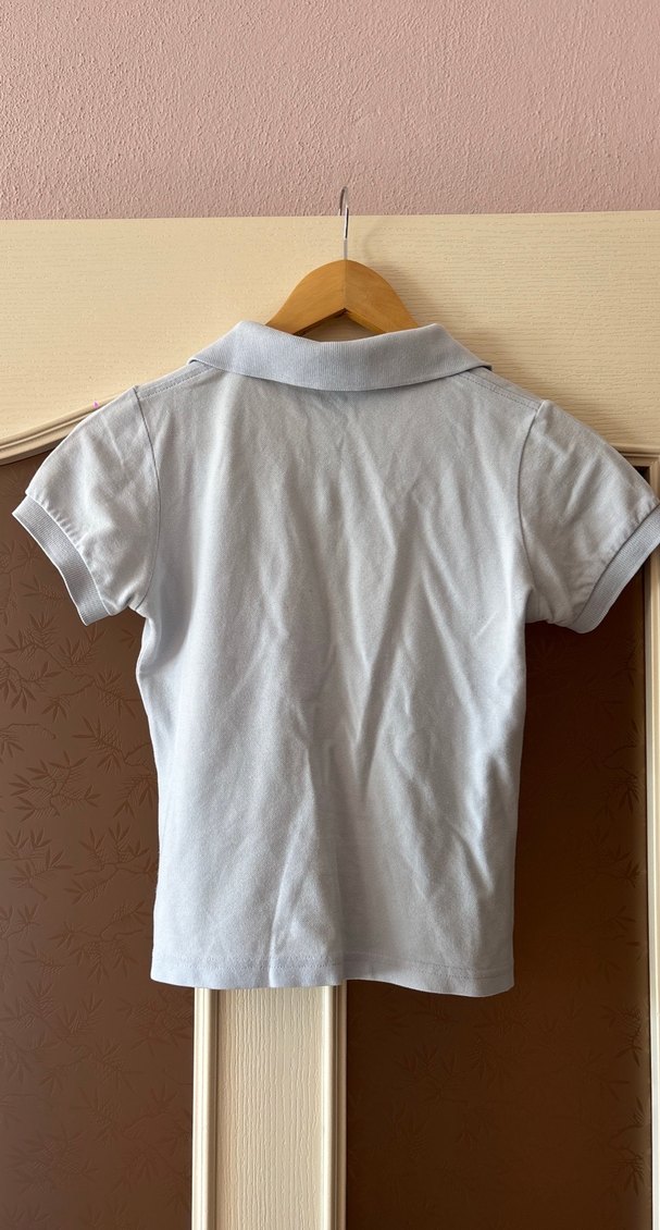 Mavi Polo Tişört Klasik Kesim - Görsel 2