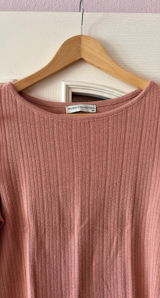 Fırfırlı Omuz Detaylı Kadın Triko - Görsel 2