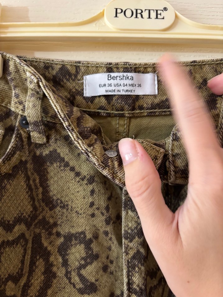 Yılan Desenli Mini Etek - Görsel 2