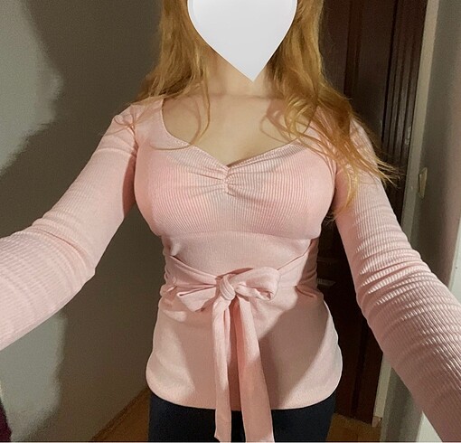 Diğer Bağlamalı coquette bluz vintage