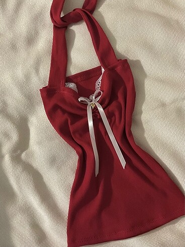 Charmlı vintage coquette bluz