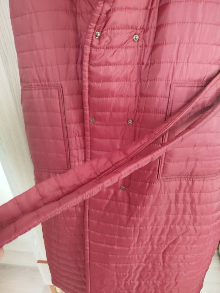 Bordo Fermuarlı Kadın Yelek - Görsel 2