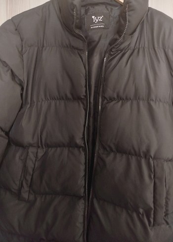 Siyah Kadın  Fermuarlı Mont - Görsel 3