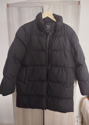 Siyah Kadın  Fermuarlı Mont - Görsel 2