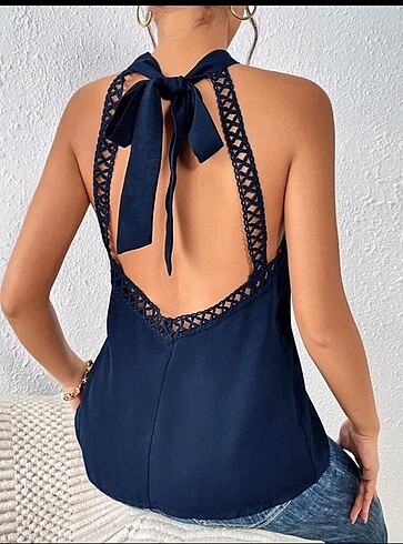 Sheinside Back halter top