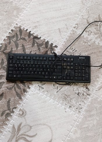 Siyah Kablolu A4Tech Klavye - Görsel 2