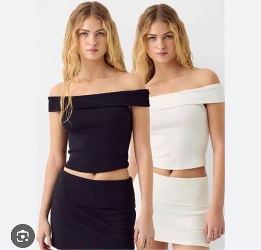 m Beden gri Renk Bershka crop