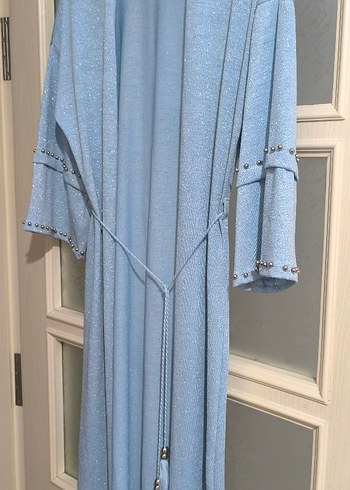 Mavi Bohem Uzun Kadın hırka - Görsel 4