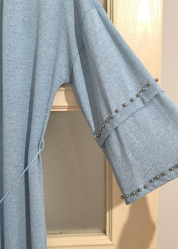 Mavi Bohem Uzun Kadın hırka - Görsel 2