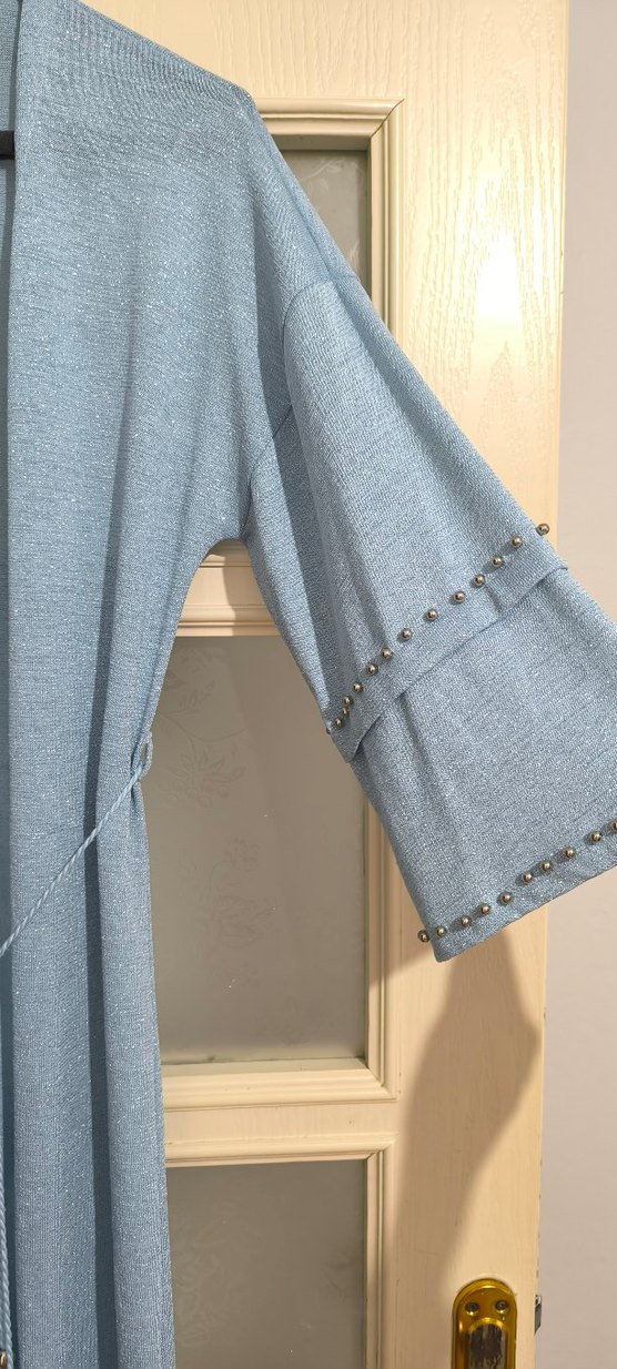 Mavi Bohem Uzun Kadın hırka - Görsel 2