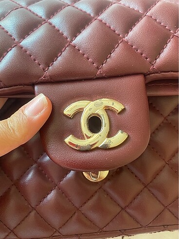 Beden bordo Renk Chanel canta