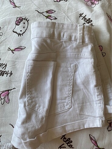 xs Beden Beyaz H&M kot şort