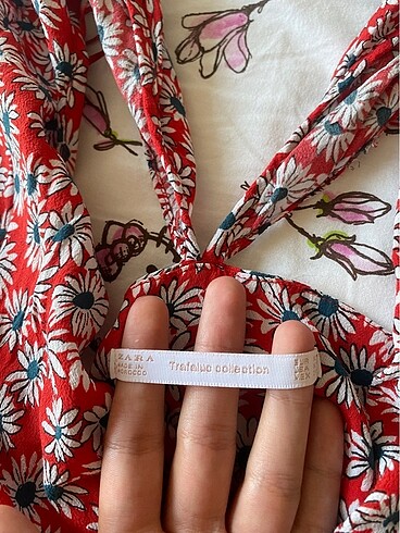 Zara Zara arkadan çaprax bağlamalı üst