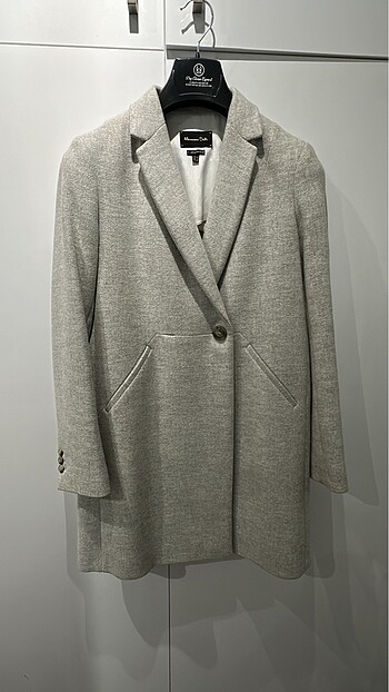 Kaban gri temiz massimo dutti