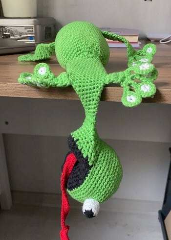Diğer Renkli Örgü Kurbağa kapı stoperi