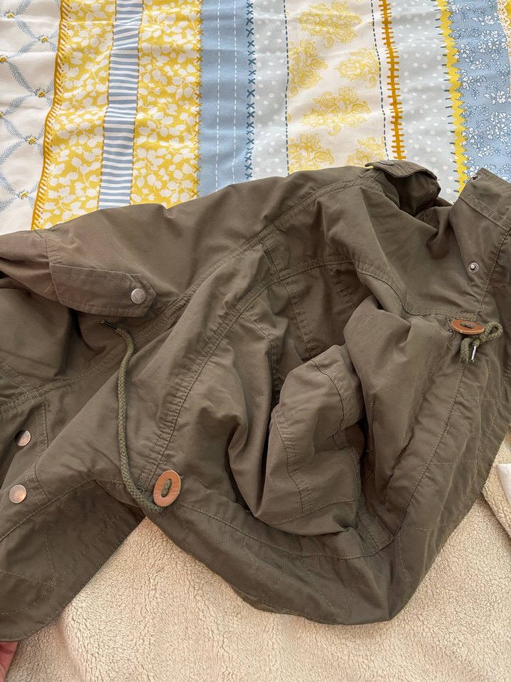 Düğmeli Kahverengi Kadın Midi Ceket - Görsel 3