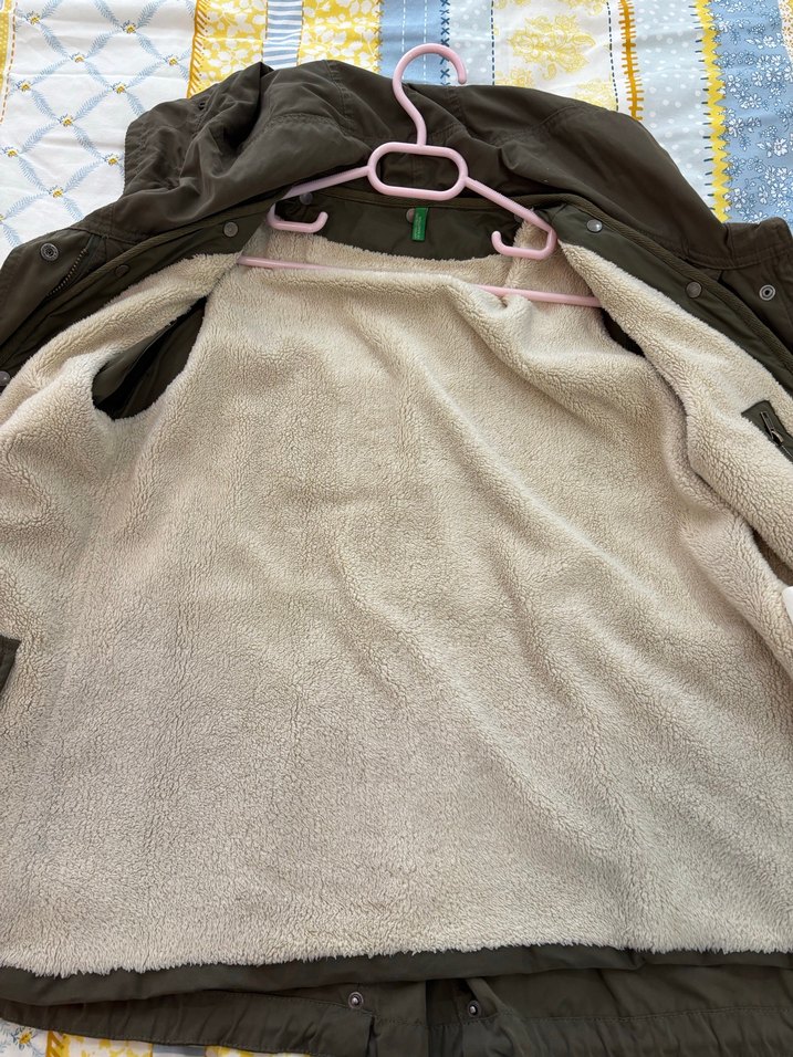 Düğmeli Kahverengi Kadın Midi Ceket - Görsel 2