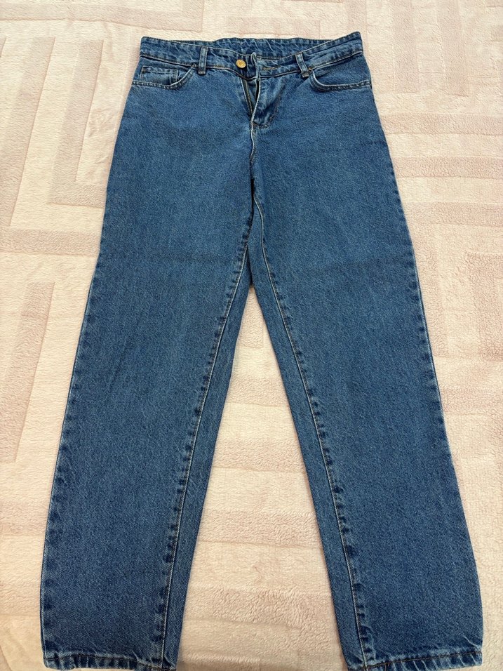 Kadın Koyu Mavi Jean - Görsel 2