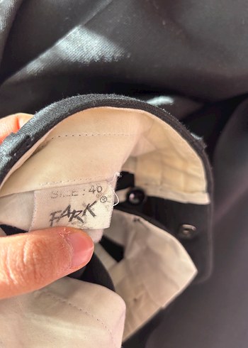 Siyah erkek Kumaş Pantolon - Görsel 3