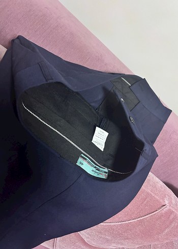 Lacivert erkek Kumaş Pantolon - Görsel 3