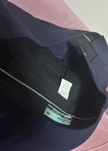 Lacivert erkek Kumaş Pantolon - Görsel 4