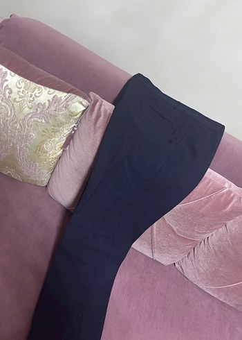 Lacivert erkek Kumaş Pantolon - Görsel 2