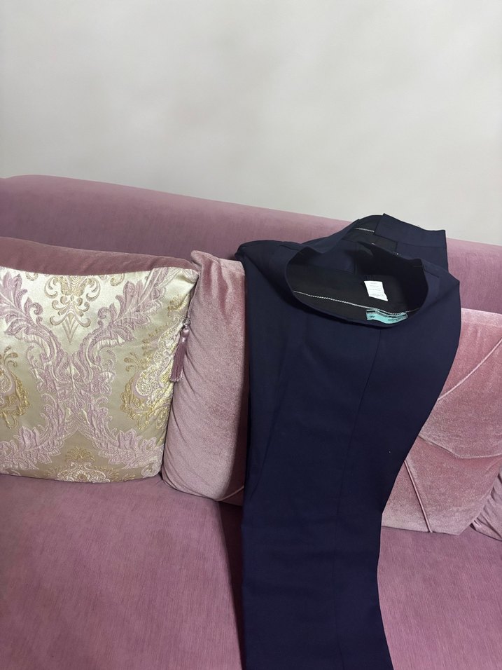 Lacivert erkek Kumaş Pantolon - Görsel 5