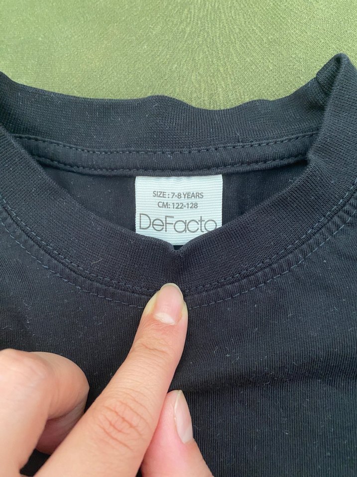 Çocuk Siyah Düz Atlet - Görsel 2