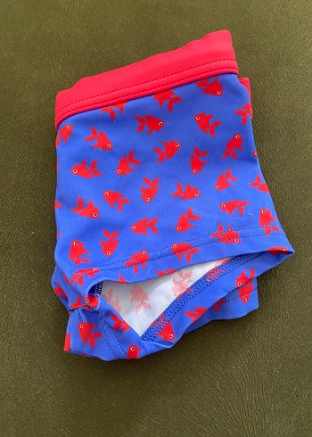 Erkek Çocuk 2li Mavi Yüzme Şortu - Görsel 4