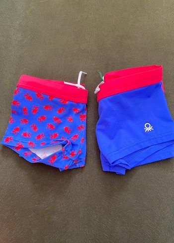 Erkek Çocuk 2li Mavi Yüzme Şortu - Görsel 11