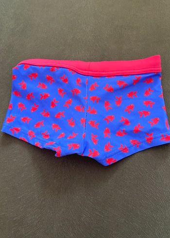 Erkek Çocuk 2li Mavi Yüzme Şortu - Görsel 5