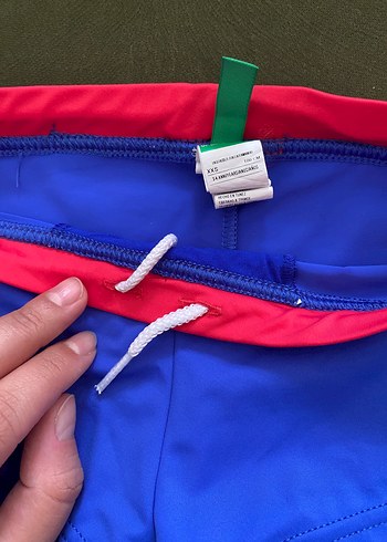 Erkek Çocuk 2li Mavi Yüzme Şortu - Görsel 8