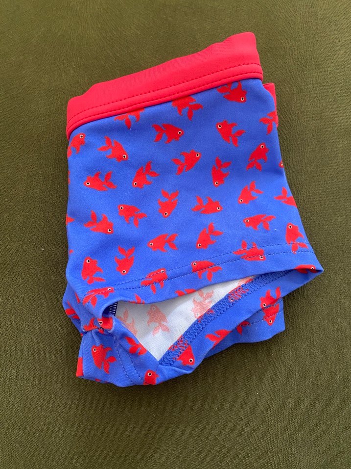 Erkek Çocuk 2li Mavi Yüzme Şortu - Görsel 4