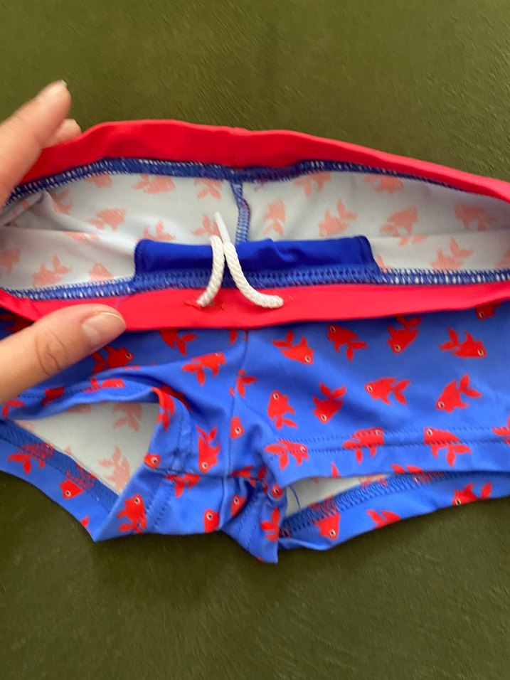 Erkek Çocuk 2li Mavi Yüzme Şortu - Görsel 3