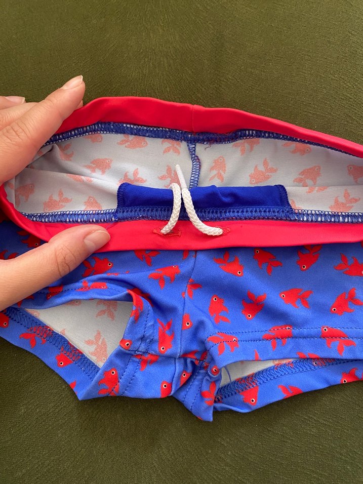 Erkek Çocuk 2li Mavi Yüzme Şortu - Görsel 2