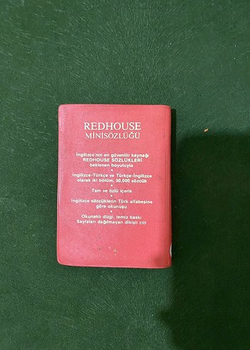 Redhouse Mini Sözlüğü İngilizce-Türkçe - Görsel 2