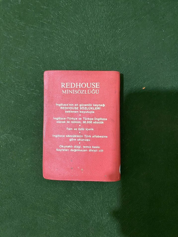 Redhouse Mini Sözlüğü İngilizce-Türkçe - Görsel 2