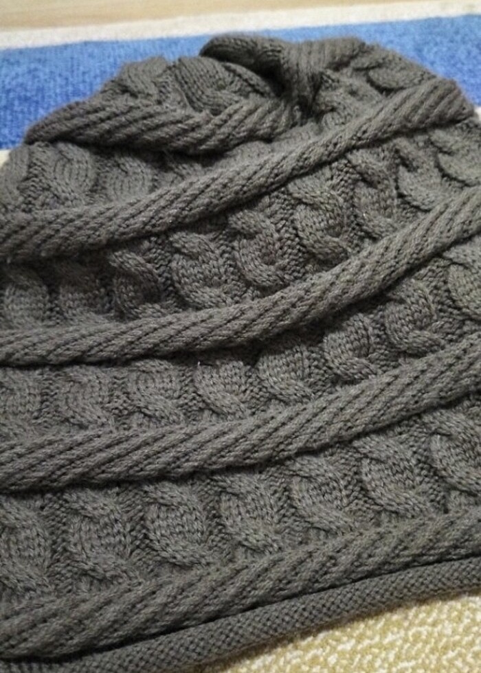 Kışlık ponponlu bere - Görsel 2