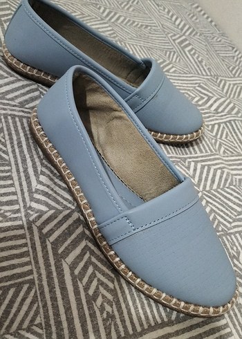 Mavi Dolgu Topuklu Kadın Espadril - Görsel 4