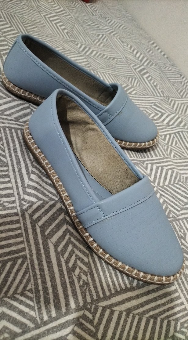 Mavi Dolgu Topuklu Kadın Espadril - Görsel 4