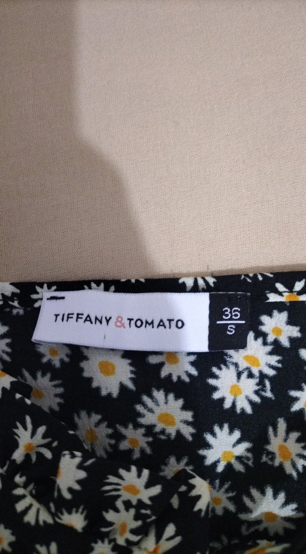 Çiçek Desenli Uzun Askılı Kadın Elbise - Görsel 2