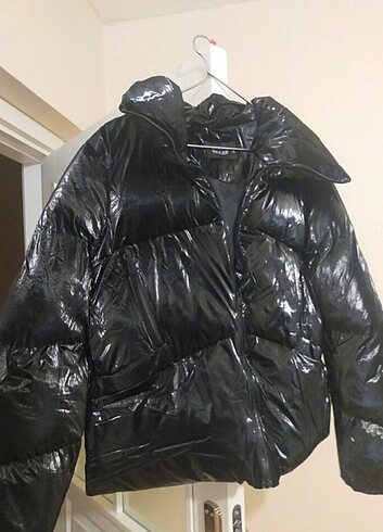 38 Beden Siyah şişme mont