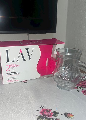 Lav Cam bardak 2'li Set - Görsel 3