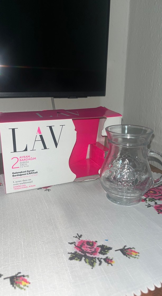 Lav Cam bardak 2'li Set - Görsel 3