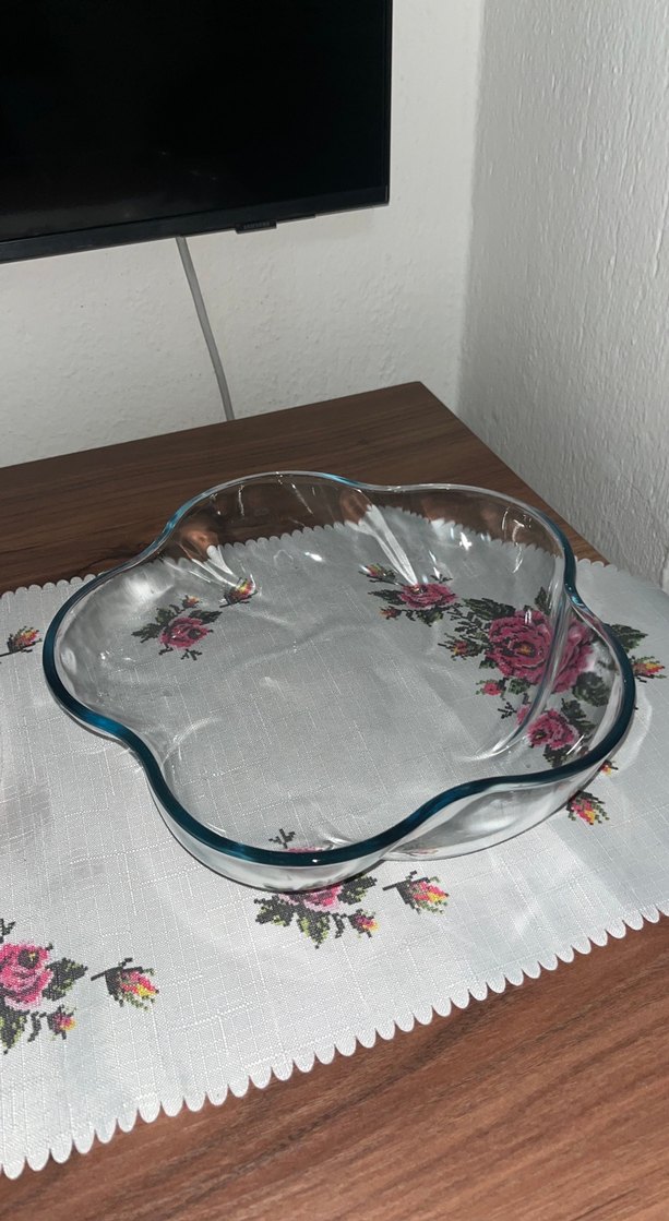 Yıldız modelli Cam Tabak - Görsel 4