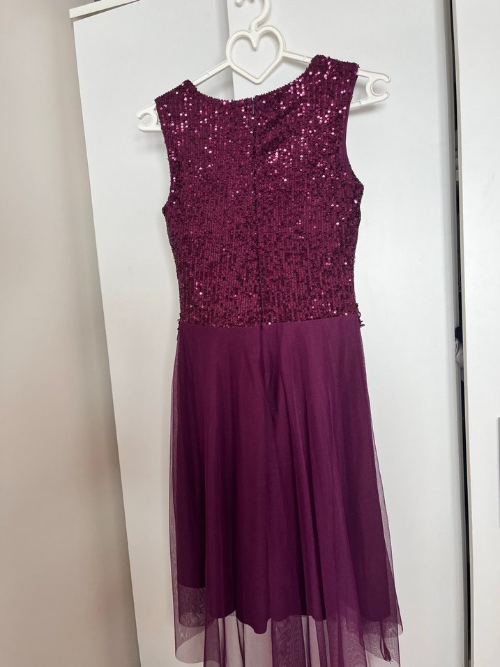 Mor Nakışlı Kız Bolero Fermuarlı - Görsel 4