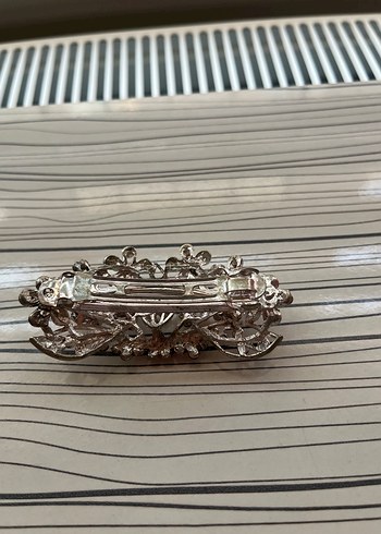 Renkli Boncuklu Metal Saç Tokası - Görsel 4