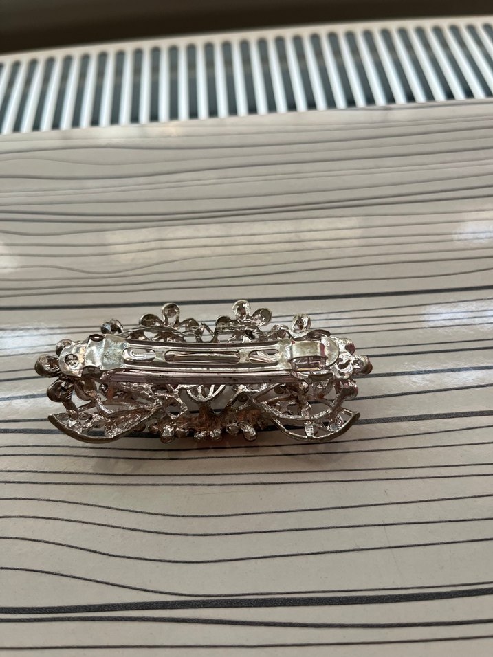 Renkli Boncuklu Metal Saç Tokası - Görsel 4