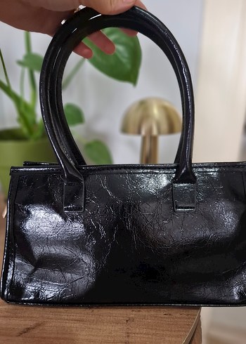 Prada Prada Siyah Deri Yılan Desenli Kadın Çanta